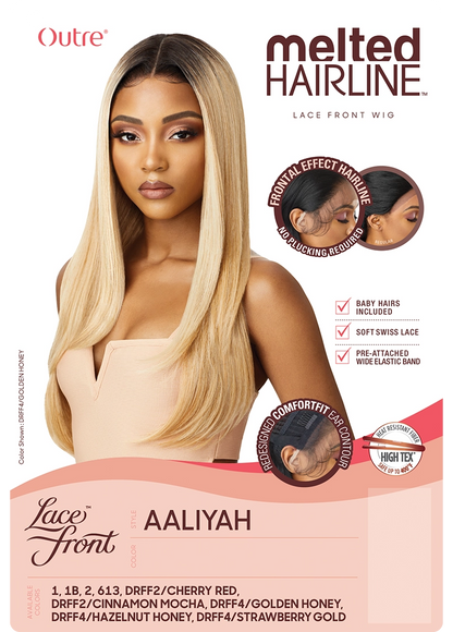 Outre melted hairline lace front wig. AALIYAH