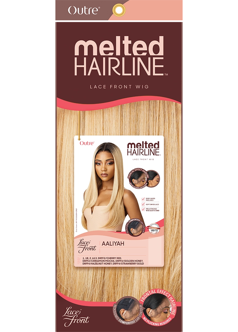 Outre melted hairline lace front wig. AALIYAH