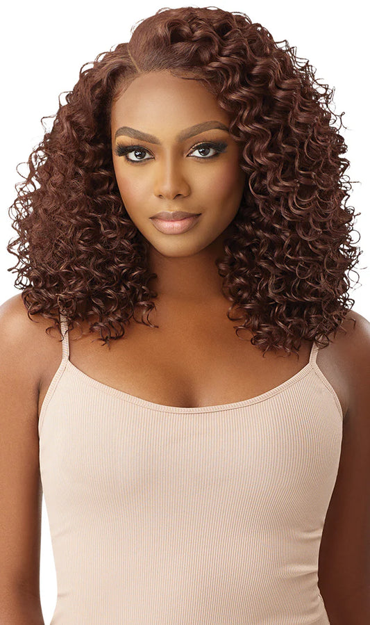 Outre Perfect Hairline 13"x 4" HD Transparent Lace Front Wig Dominica 16"