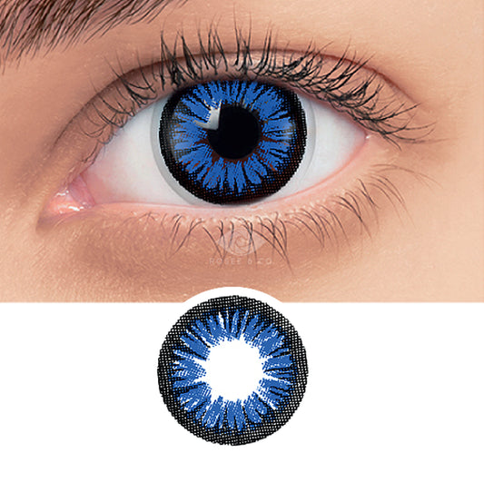 Rosee Color Contact. Sapphire Blue