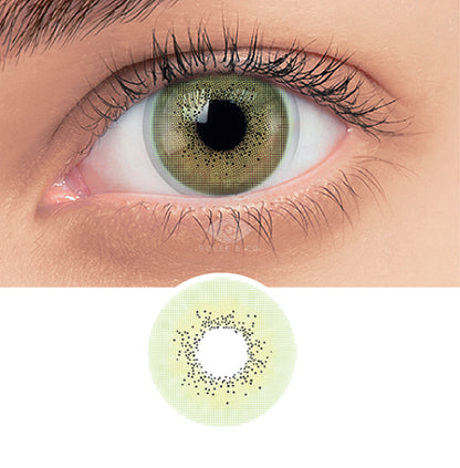 Rosee Color Contact. Natural Green