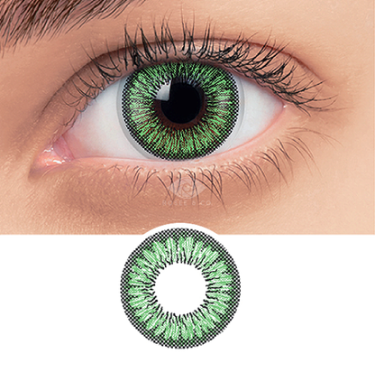 Rosee Color Contact. Vivid Green