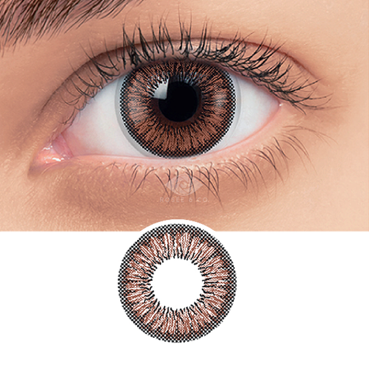 Rosee Color Contact. Chestnut Brown