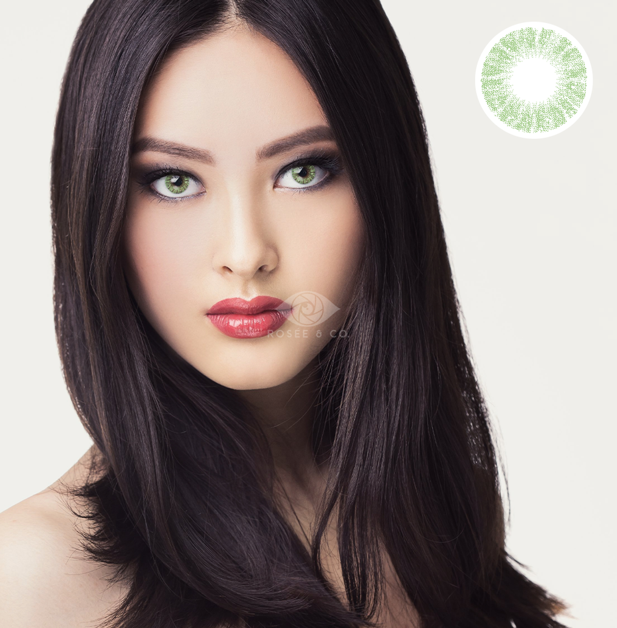 Rosee Color Contact.-Dew green