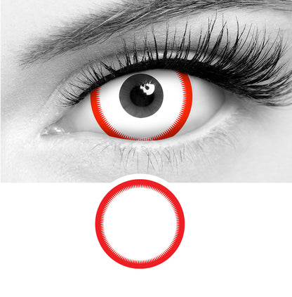 Rosee contacts. Red series. Saw white