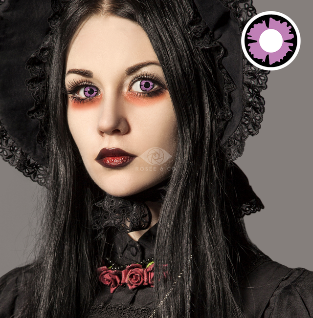 Rosee contacts. Red series. Purple witch