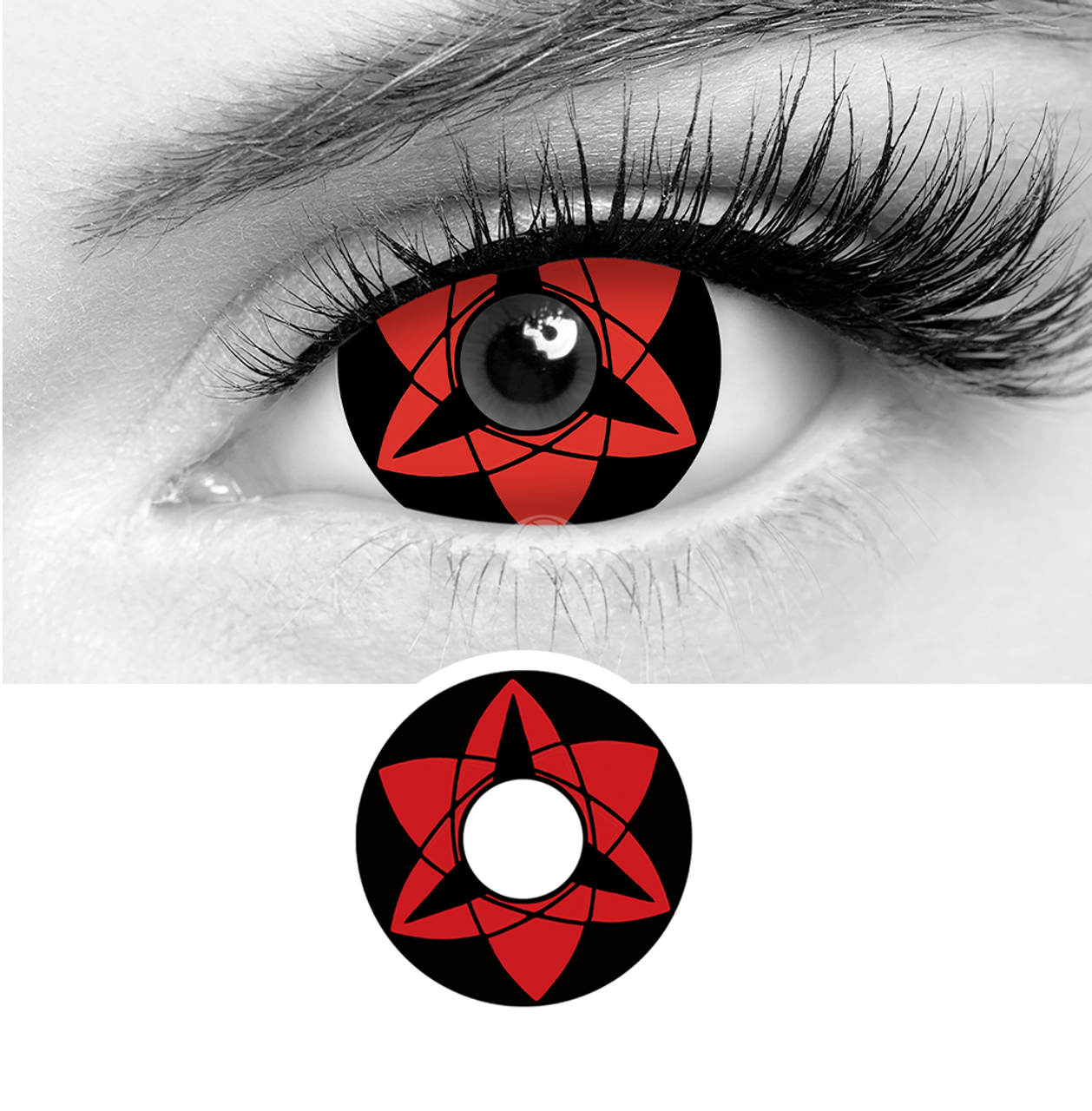 Rosee contacts. Red series. Naruto sasuke