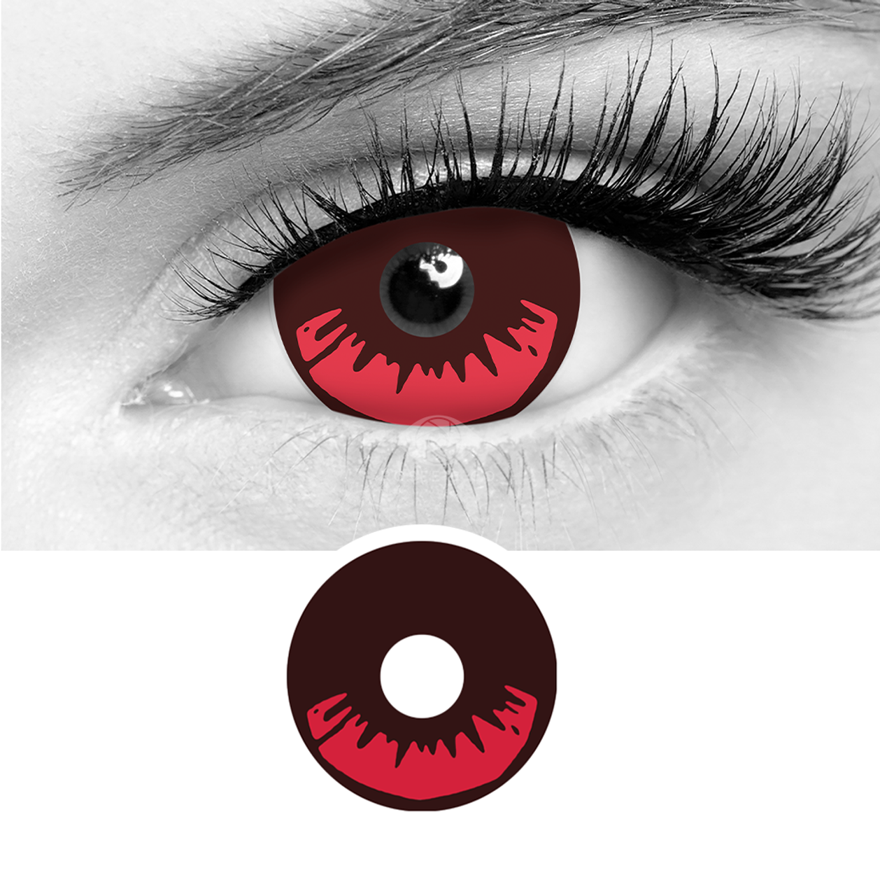 Rosee contacts. Red series. Demon slayer tanjirou