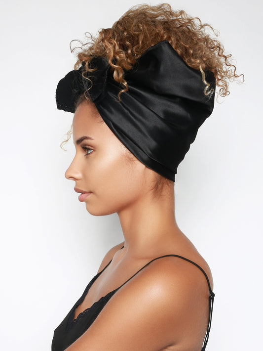 Head Wrap Scarf. Black