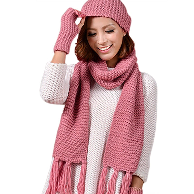 Women 's Fashion Cap with Scarf