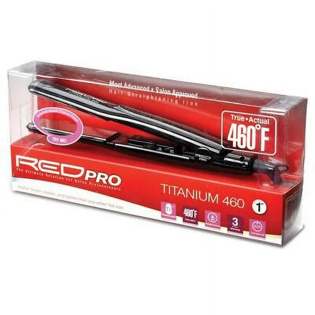 Red pro 1“  titanium flat iron. FIP100U