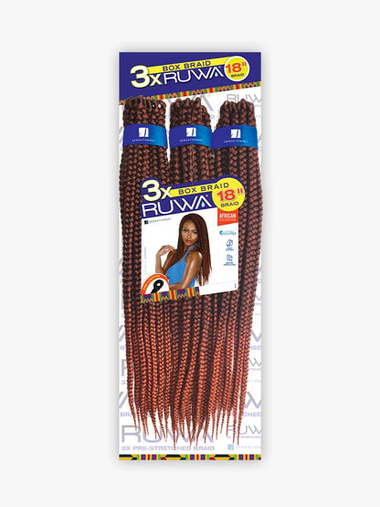 Sensationnel 3x Ruwa box braid 18' (looped)