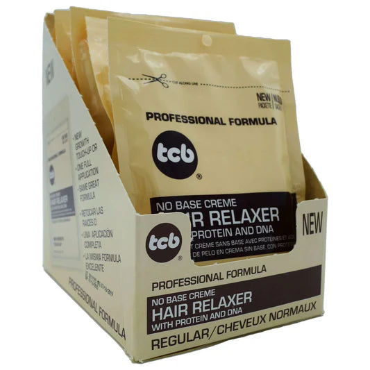 TCB NO BASE CREME HAIR RELAXER Pack