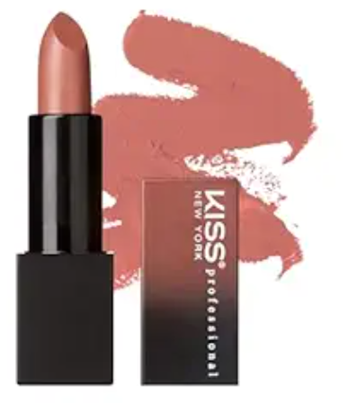 Kiss satin lipstick. Warm blush. SLS04