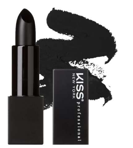 Kiss satin lipstick. Noir. SLS11