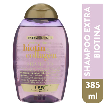 Ogx biotin/collagen shampoo-Extra