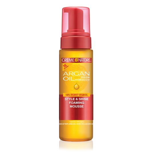 Creme Of Nature Argan Oil style & shine foaming mousse