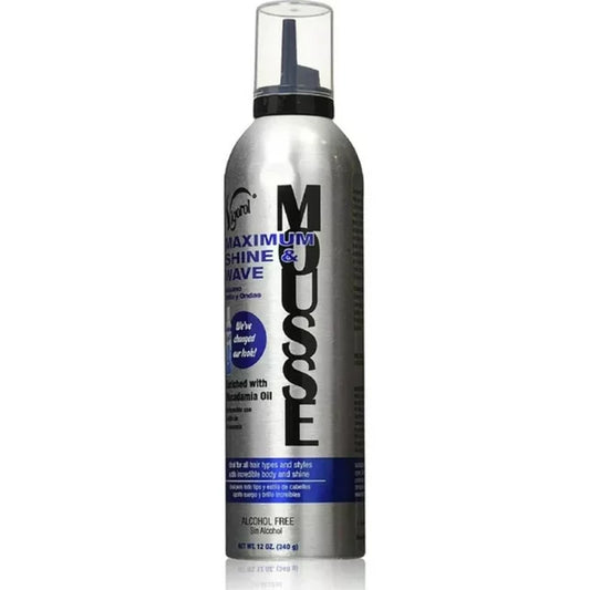 Vigorol Maximum Shine & Wave Mousse 12 oz