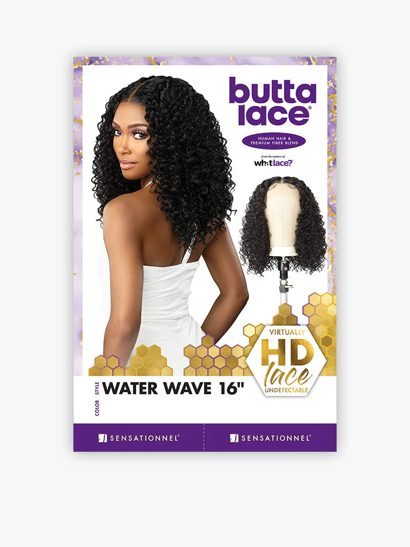 Sensationnel butta lace wig. Water wave 16“