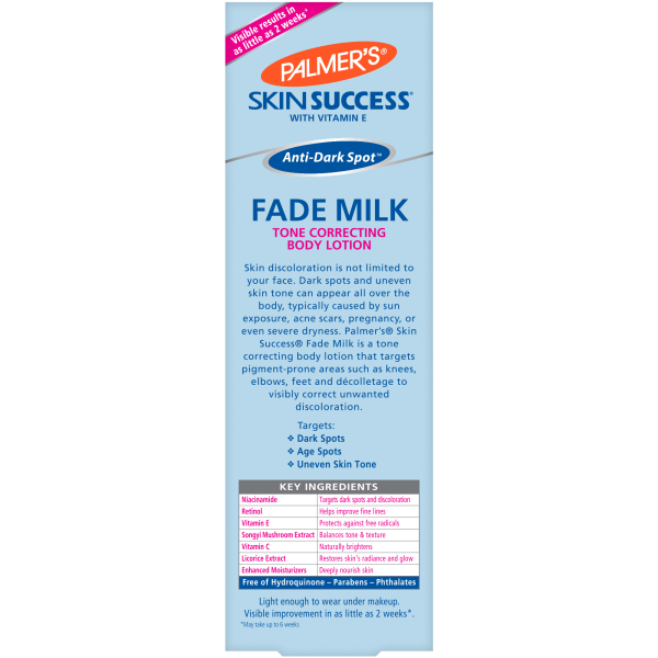 PALMER'S SKIN SUCCESS ANTI-DARK SPOT FADE MILK 8.5OZ