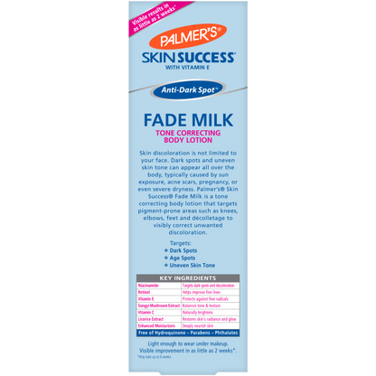 PALMER'S SKIN SUCCESS ANTI-DARK SPOT FADE MILK 8.5OZ