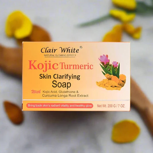 Clair white Kojic tumeric skin clarifying soap