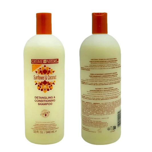 CREME OF NATURE Professional Detangling & Conditioning Shampoo, 32 Oz