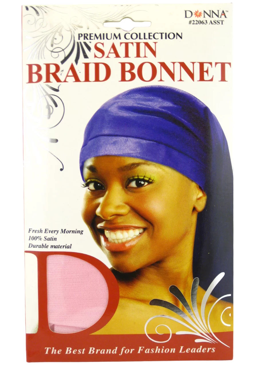 Donna Satin Braid Bonnet