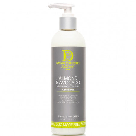 Design Essentials - Natural Almond & Avocado - Moisturizing & Detangler Conditioner