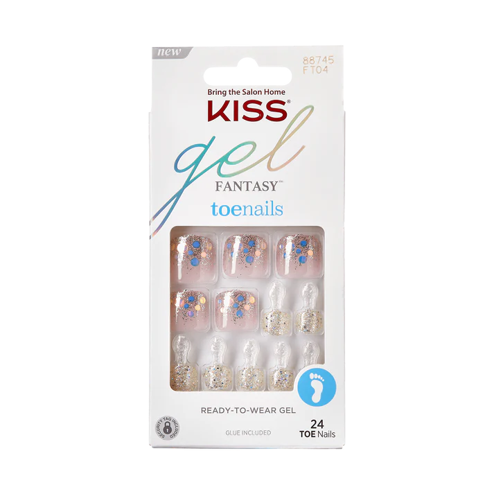 Kiss gel fantacy toe nails-FT04