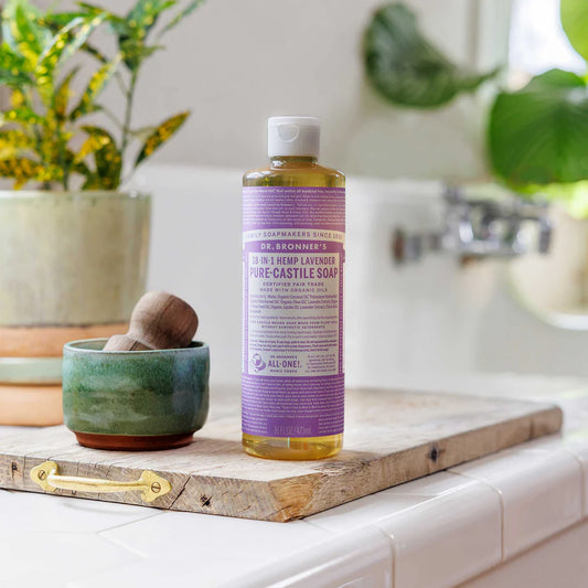 Dr Bronner's Liquid Soap Lavender 16oz