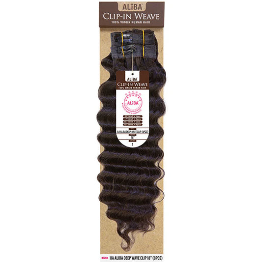 Aliba Clip-In Deep Wave  18"