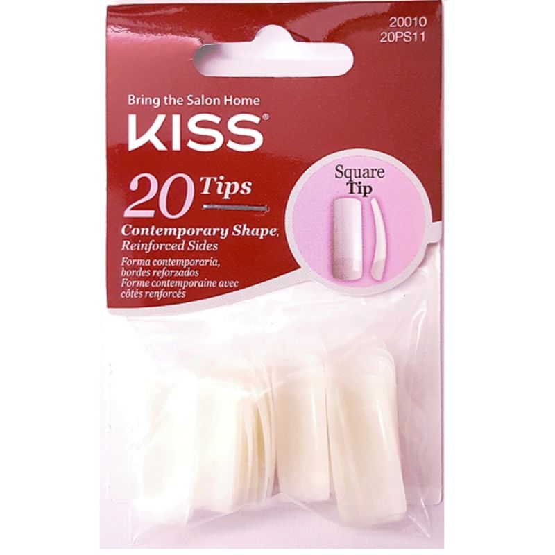 Kiss 20 Tips Salon Nails 20ps11. Square tips