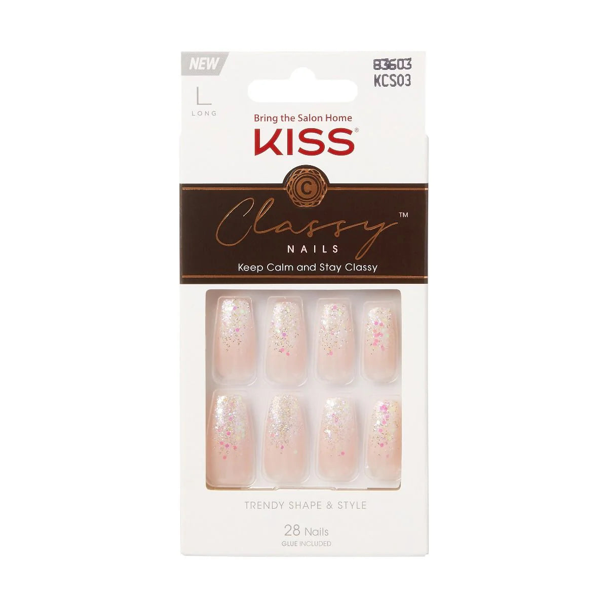 Kiss classy nais. KCS03C. 28 nails