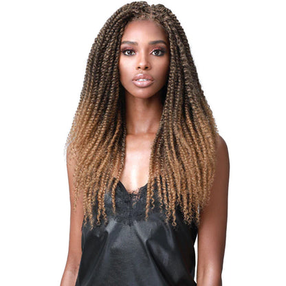 Bobbi Boss Synthetic Boho Twist 4x4 Lace Front Wig - MLF523 AMEL