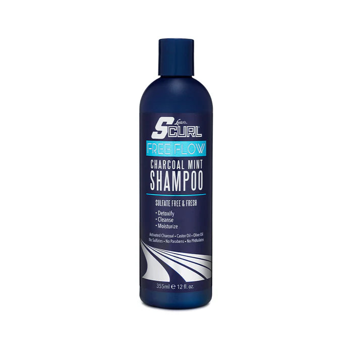 SCurl® Free Flow Charcoal Mint Shampoo