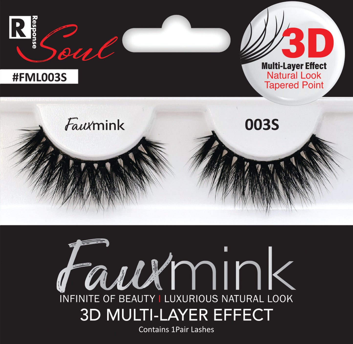 3D Fauxmink lashes-FML003s