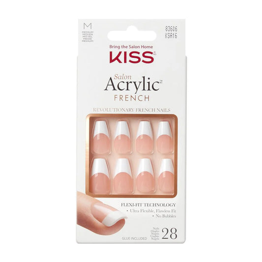 Kiss Acrylic French Nails KSA16