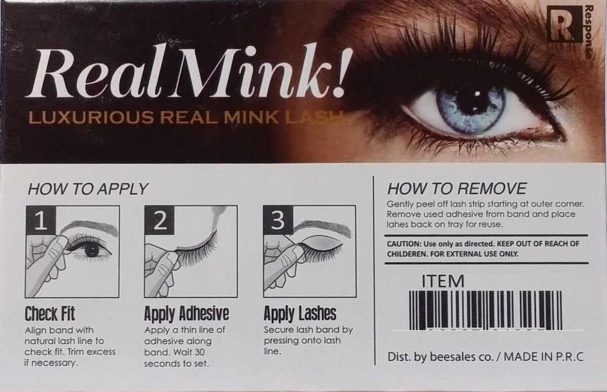 3D Real Mink Eyelash. RML012