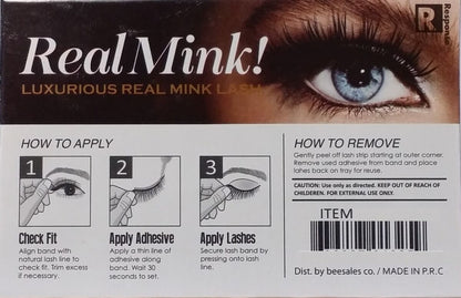 3D Real Mink Eyelash. RML012