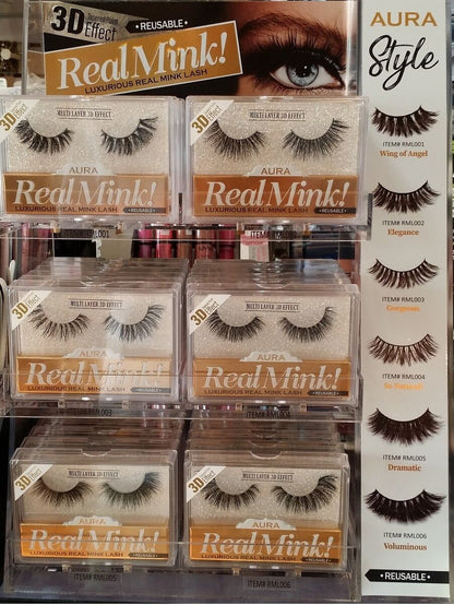 3D Real Mink Eyelash. RML001