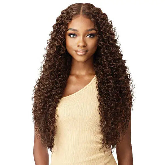 Outre human blend 360 frontal lace wig. Kayreena