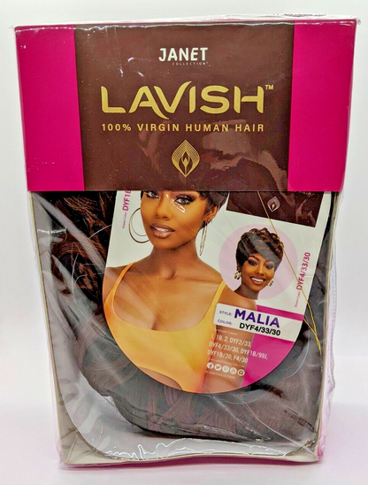 JANET LAVISH Human Hair Malia Wig.