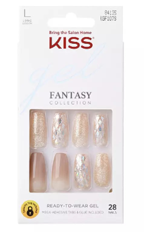 Kiss Gel Fantasy Nails. kgf107s