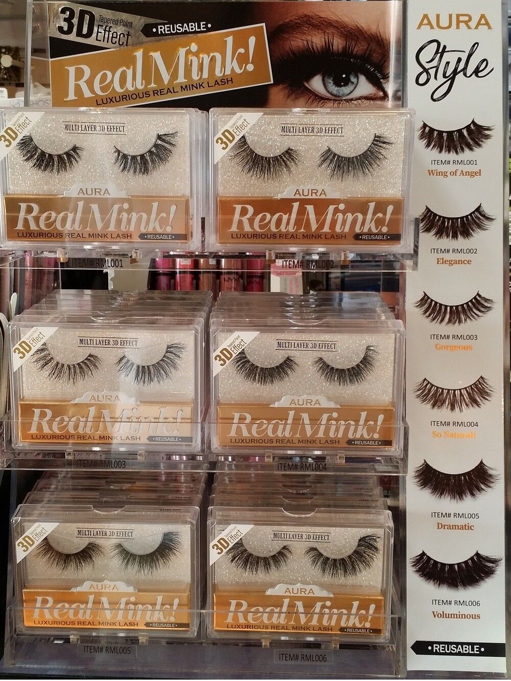 3D Real Mink Eyelash. RML005