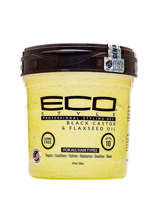 Eco Style Black Castor and Flaxseed Oil Styling GEL