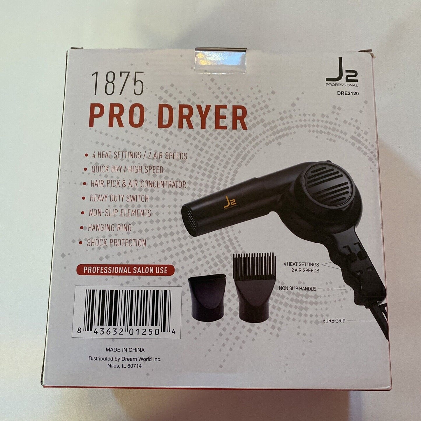 J2 Professional 1875  Pro Dryer