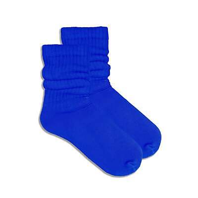 Slouch Socks Size 9-11 royal blue