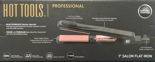 HOT TOOLS Professional 1” Salon Flat Iron