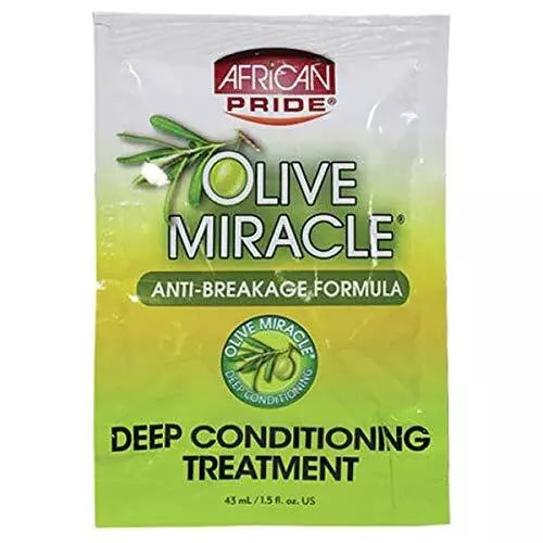 African Pride olive miracle aloe Vera deep treatment conditioner